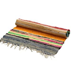 bG9jYWw6Ly9tZWRpYS85SC84RS82MFIzMEMxSDYwVzM4RTlILzE4ZmJmOGZhLmpwZWc.jpg Rainbow Room Rag Rug – 150 x 200 cm