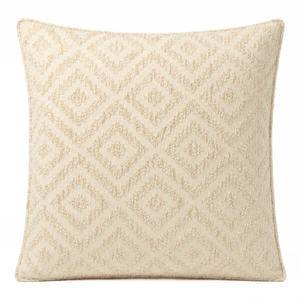 bG9jYWw6Ly9tZWRpYS85SC9FRS82MFIzMEMxSjZNUzNFRTlIL2VhODU4YWVkLmpwZw.jpg Neutral Geo Creme Cushion Cover – 60 x 60 cm