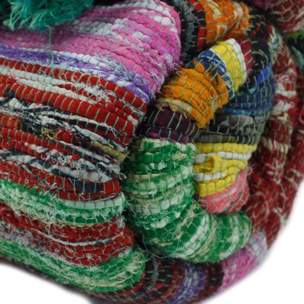 bG9jYWw6Ly9tZWRpYS85Si80RS82MFIzMEMxRzZNVzM0RTlKL2RjM2EwMTUxLmpwZWc.jpg Green Luxury Rag Rug – 151 x 90 cm