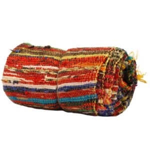 Yellow Luxury Rag Rug – 154 x 90 cm