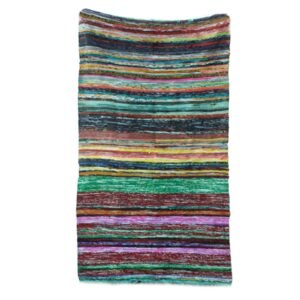 bG9jYWw6Ly9tZWRpYS85Sy80RS82MFIzMEMxRzZNVzM0RTlLL2MzOTIzMTc1LmpwZWc.jpg Green Luxury Rag Rug – 151 x 90 cm