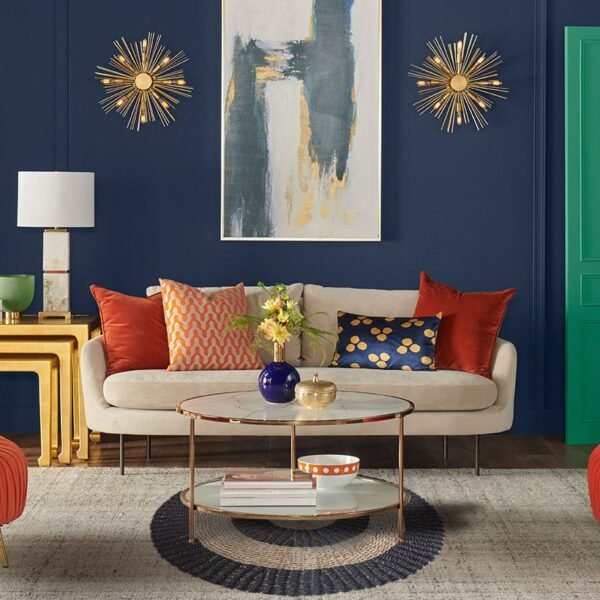 bG9jYWw6Ly9tZWRpYS85Sy8wRS82MFIzMEMxRzZSVDMwRTlLL2FkNDg4NzdlLmpwZWc.jpg Black & Tan Circles Round Seagrass Rug – 1 m