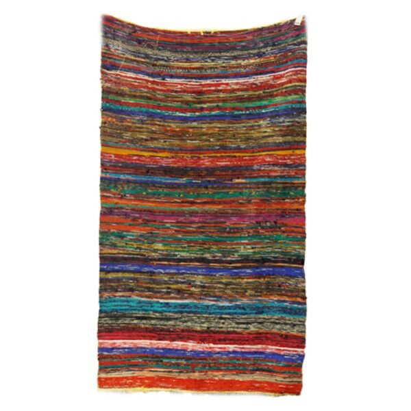 Yellow Luxury Rag Rug – 154 x 90 cm