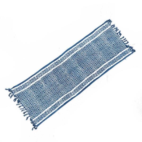 bG9jYWw6Ly9tZWRpYS85UC9HRS82MFIzMEMxRzZSV0tHRTlQLzU2NDFmNGJhLmpwZWc.jpg Madjid Tiles Handmade Indigo Runner – 170 x 60 cm