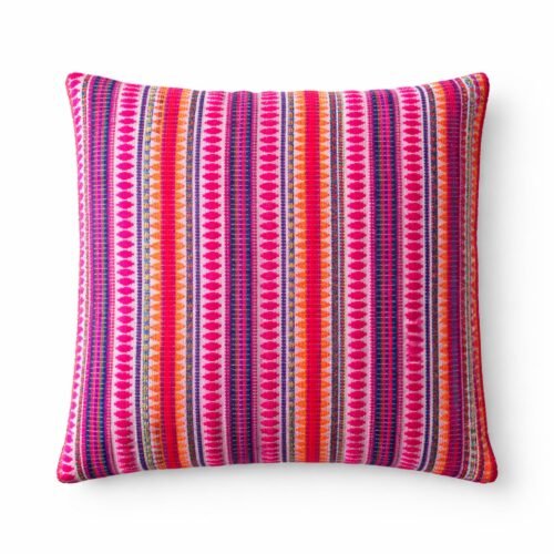 Neon Stripes cushion cover, 45 x 45 cm