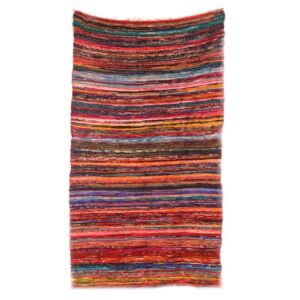 bG9jYWw6Ly9tZWRpYS8xRy82Qy82MFIzMEMxRzZNVzM2QzFHL2U5YWE4YTEzLmpwZWc.jpg Orange Luxury Rag Rug – 152 x 90 cm