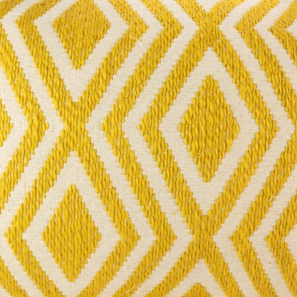 bG9jYWw6Ly9tZWRpYS8xRy9FQy82MFIzMEMxSjZNUzNFQzFHLzlhOGJhZTZjLmpwZw.jpg Mustard Diamonds Lumbar Cushion Cover – 30 x 50 cm
