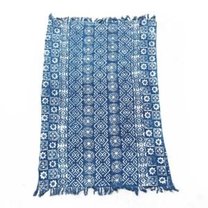 bG9jYWw6Ly9tZWRpYS8xRy9HRS82MFIzMEMxRzZSV0tHRTFHLzczNzljZTZiLmpwZWc.jpg Desi Stripes Handmade Indigo Throw – 170 x 120 cm