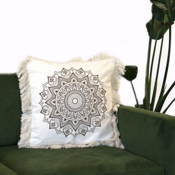 bG9jYWw6Ly9tZWRpYS8xSC80RC82MFIzMEMxRzZSVDM0RDFIL2JhNjEzMjY4LmpwZWc.jpg Bronze Lotus Mandala Cushion Cover – 45 x 45 cm