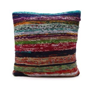 bG9jYWw6Ly9tZWRpYS8xSC84RS82MFIzMEMxRzZXVDM4RTFILzVjM2Y1MmM1LmpwZWc.jpg Aqua Blues Rag Rug Cushion Cover
