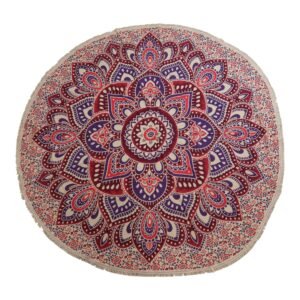 bG9jYWw6Ly9tZWRpYS8xSi80Qy82MFIzMEMxSjY0VDM0QzFKL2RhNWZiOWYwLmpwZw.jpg Pink & Purple Mandala Cotton Wall Hanging – 180 cm