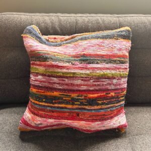 bG9jYWw6Ly9tZWRpYS8xSi84RS82MFIzMEMxRzZXVDM4RTFKLzZkNjI0Y2FhLmpwZWc.jpg Aqua Blues Rag Rug Cushion Cover