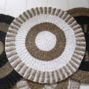 bG9jYWw6Ly9tZWRpYS8xSi8wRS82MFIzMEMxRzZSVDMwRTFKLzM5OGJmY2ExLmpwZWc.jpg Round Seagrass White & Tan - Sun - 1m