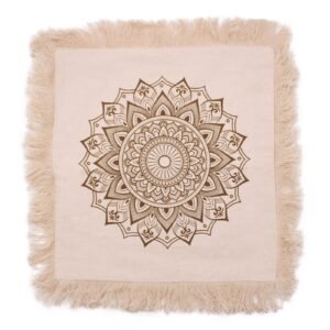 bG9jYWw6Ly9tZWRpYS8xSy80RC82MFIzMEMxRzZSVDM0RDFLL2NhZGRlZmMxLmpwZWc.jpg Bronze Lotus Mandala Cushion Cover – 45 x 45 cm