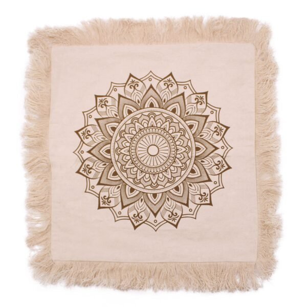 bG9jYWw6Ly9tZWRpYS8xSy80RC82MFIzMEMxRzZSVDM0RDFLL2NhZGRlZmMxLmpwZWc.jpg Bronze Lotus Mandala Cushion Cover – 45 x 45 cm