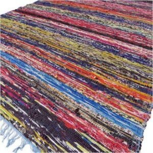 bG9jYWw6Ly9tZWRpYS8xSy82Qy82MFIzMEMxRzZNVzM2QzFLLzRjOTM4ZmU5LmpwZWc.jpg Blue Luxury Rag Rug – 153 x 90 cm