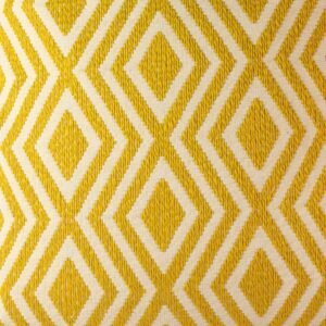 Mustard Diamonds Cushion Cover – 60 x 60 cm