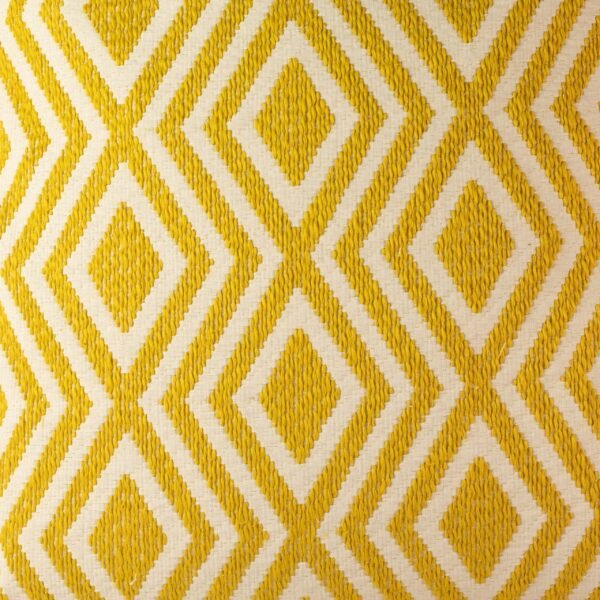 Mustard Diamonds Cushion Cover – 60 x 60 cm