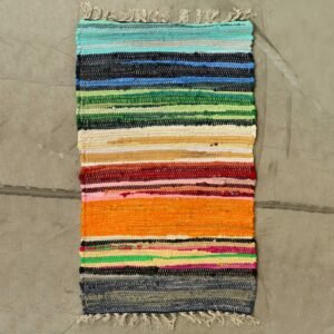 bG9jYWw6Ly9tZWRpYS8xTS9KRC82MFIzMEMxRzZSV0tKRDFNLzRmMWQ5MjU0LmpwZWc.jpg Rainbow Rag Rug – 150 x 90 cm