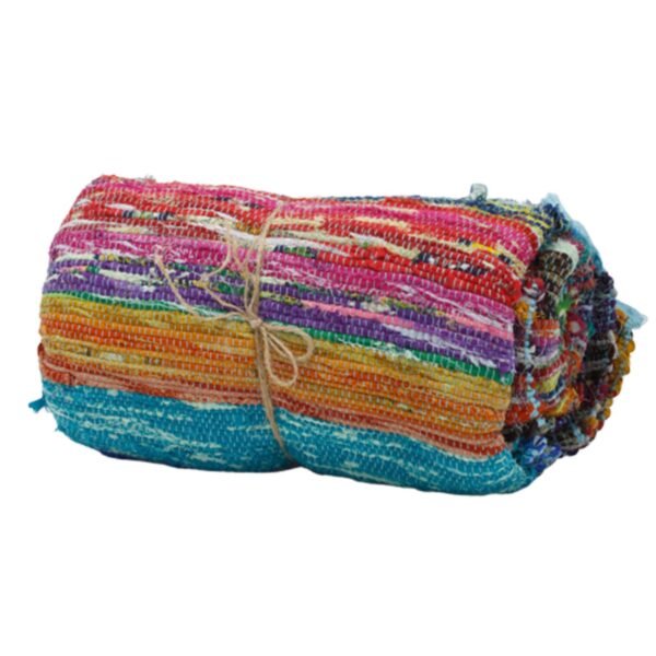 bG9jYWw6Ly9tZWRpYS8xTi82Qy82MFIzMEMxRzZNVzM2QzFOLzllNWIzZWZiLmpwZWc.jpg Blue Luxury Rag Rug – 153 x 90 cm