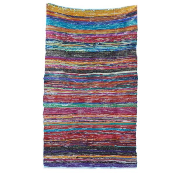 bG9jYWw6Ly9tZWRpYS8xUS82Qy82MFIzMEMxRzZNVzM2QzFRLzlkZTk4MjgwLmpwZWc.jpg Blue Luxury Rag Rug – 153 x 90 cm