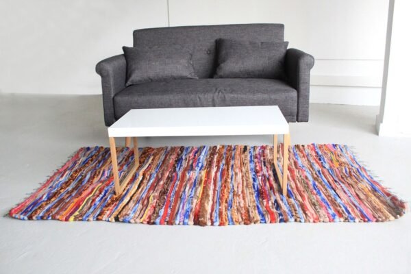 bG9jYWw6Ly9tZWRpYS8xUy8wQy82MFIzMEMxRzZHVjMwQzFTL2ZiNjU3OTMzLmpwZWc.jpg Large Recycled Cotton Rag Rug – 105 x 185 cm