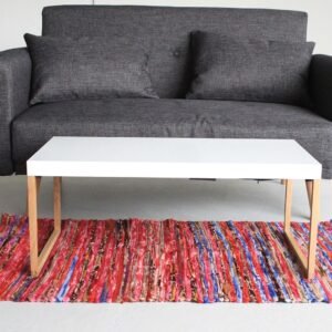 bG9jYWw6Ly9tZWRpYS9ISC8wQy82MFIzMEMxRzZHVjMwQ0hILzE2YTZmYzJhLmpwZWc.jpg Medium Recycled Cotton Rag Rug – 128 x 75 cm