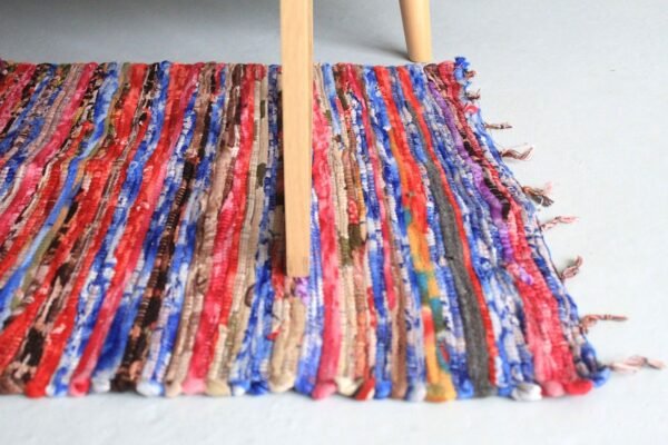 bG9jYWw6Ly9tZWRpYS9ISi8wQy82MFIzMEMxRzZHVjMwQ0hKLzExZGU4ZDZlLmpwZWc.jpg Medium Recycled Cotton Rag Rug – 128 x 75 cm