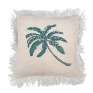 bG9jYWw6Ly9tZWRpYS9ISy80Qy82MFIzMEMxRzZSVDM0Q0hLLzBmZWM4MzM0LmpwZWc.jpg Palm Tree Linen Cushion Cover with Fringe – 60 x 60 cm
