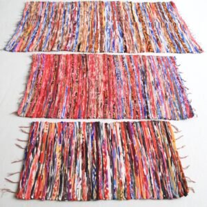 bG9jYWw6Ly9tZWRpYS9ITS8wQy82MFIzMEMxRzZHVjMwQ0hNLzYzNmExY2IzLmpwZWc.jpg Medium Recycled Cotton Rag Rug – 128 x 75 cm