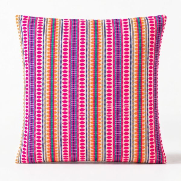 Neon Stripes Cushion Cover – 60 x 60 cm