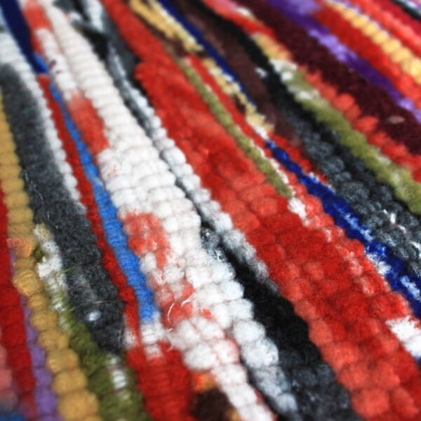 bG9jYWw6Ly9tZWRpYS9IUi8wQy82MFIzMEMxRzZHVjMwQ0hSL2NlOTVhNmU0LmpwZWc.jpg Small Recycled Cotton Rag Rug – 50 x 90 cm