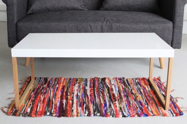 bG9jYWw6Ly9tZWRpYS9TSi8wQy82MFIzMEMxRzZHVjMwQ1NKLzQ4NGZiNzc0LmpwZWc.jpg Small Recycled Cotton Rag Rug – 50 x 90 cm