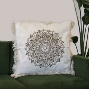 bG9jYWw6Ly9tZWRpYS9TSy80Qy82MFIzMEMxRzZSVDM0Q1NLLzAwNTRkZDRkLmpwZWc.jpg Bronze Lotus Mandala Cushion Cover – 60 x 60 cm