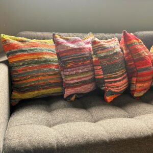 bG9jYWw6Ly9tZWRpYS9TTS84RC82MFIzMEMxRzZXVDM4RFNNLzRjN2YzZGM4LmpwZWc-5.jpg Aqua Blues Rag Rug Cushion Cover