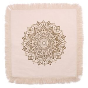 bG9jYWw6Ly9tZWRpYS9TUS80Qy82MFIzMEMxRzZSVDM0Q1NRLzk5YTM2NDViLmpwZWc.jpg Bronze Lotus Mandala Cushion Cover – 60 x 60 cm