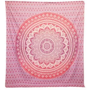 bG9jYWw6Ly9tZWRpYS9TUS9DRC82MFIzMEMxRzZXVDNDRFNRL2E1NTQ5NTI4LmpwZWc.jpg Wall Hanging / Beach Spread - Umrao Mandala - Purple