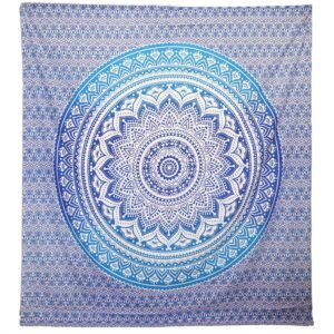 Wall Hanging / Beach Spread - Umrao Mandala - Blue
